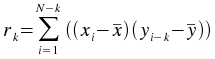 Formel for automatisk korrelation