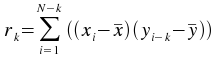 Formel for krydskorrelation